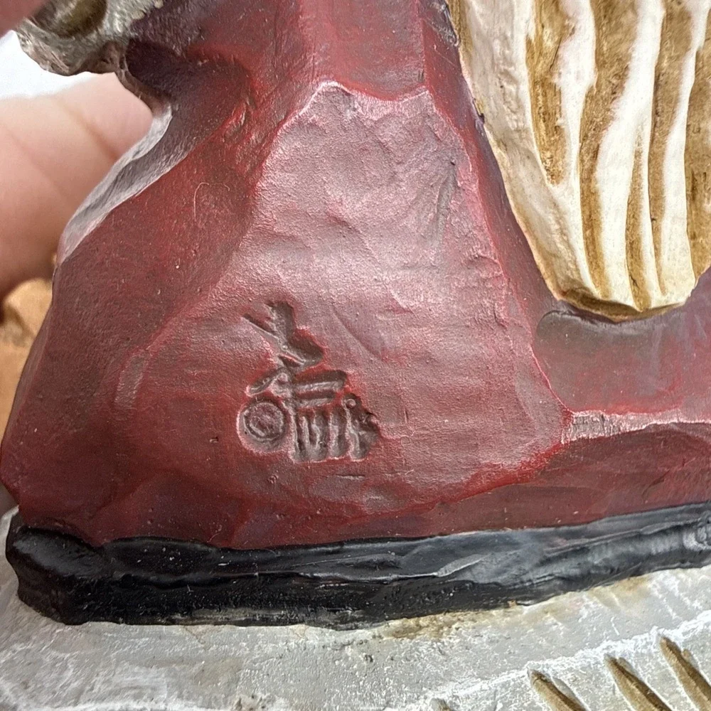 STOCKING HANGER VINTAGE 2000‎ SANTA BY DAVID FRYKMAN RARE